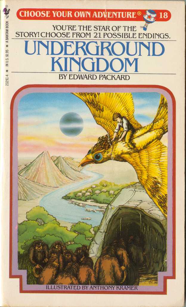 Image result for underground kingdom choose your own adventure image